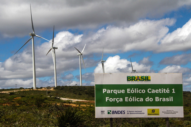 Parque eólico Caetité 1, na Bahia | Reprodução