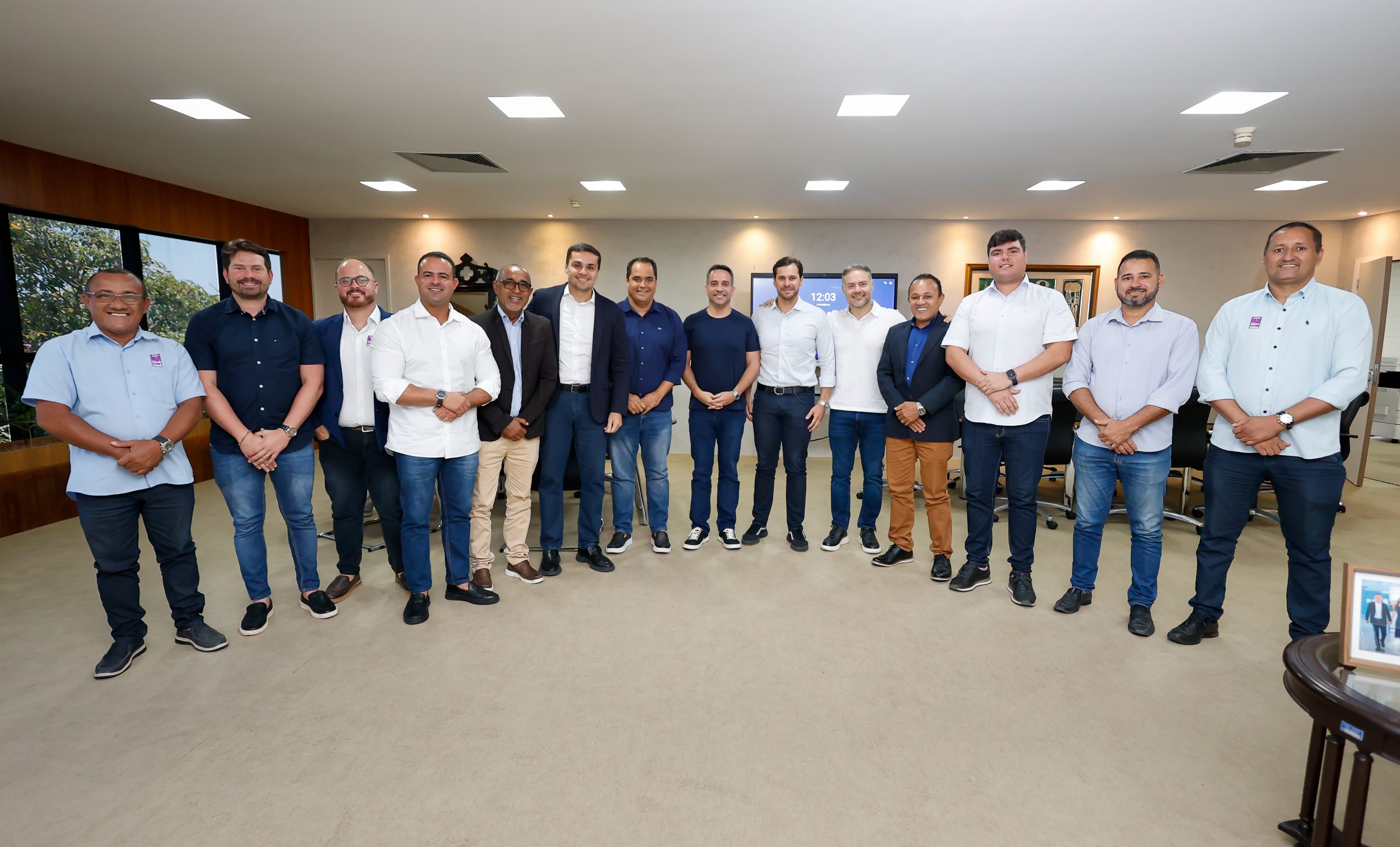 André Paes, Alexandre Ayres, Ronaldo Medeiros, Lelo Maia e outras autoridades estiveram presentes no evento | Foto: Assessoria